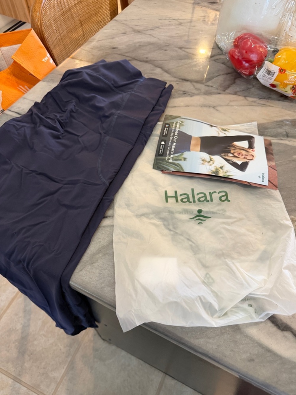 HALARA Deep Navy High-Rise Leggings